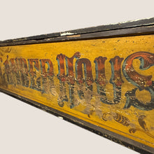 Load image into Gallery viewer, Double-Sided “Lander House” Painted Wooden Inn Sign, Atlanta, New York