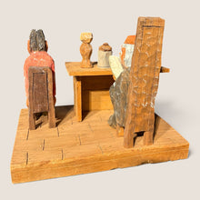 Load image into Gallery viewer, Jesse Gurule, Navajo Folk Art Courtroom Scene, Commissioned Two-Piece Carving