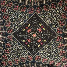 Load image into Gallery viewer, Exceptional Early American Folk Art Wool-Appliqué Table Cover with Birds and Flowers