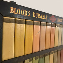 Load image into Gallery viewer, T. L. Blood &amp; Co. “Blood Makes Good Paint” Salesman’s Paint Sample Display