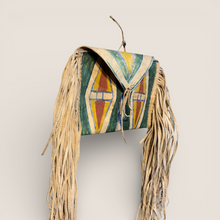 Load image into Gallery viewer, Rare Blackfoot (Niitsitapi) Painted Parfleche Medicine Case
