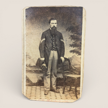 Load image into Gallery viewer, IDd Civil War CDV of Sgt. Solomon D. Hagenbuch, 53rd PA Infantry — KIA at Petersburg, June 16, 1864