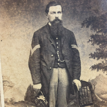 Load image into Gallery viewer, IDd Civil War CDV of Sgt. Solomon D. Hagenbuch, 53rd PA Infantry — KIA at Petersburg, June 16, 1864