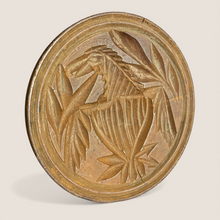 Load image into Gallery viewer, 19th C “War Eagle” Butter Print with Shield Motif