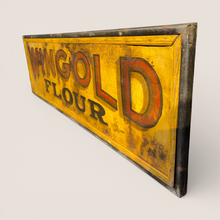 Load image into Gallery viewer, Rare Early Painted Metal Wingold Flour Advertising Sign