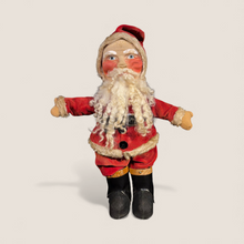 Load image into Gallery viewer, Charming Early 20th Century German Cloth &amp; Painted-Face Santa Figure