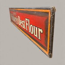 Load image into Gallery viewer, Early 20th C. Pillsbury’s Best Flour Advertising Sign
