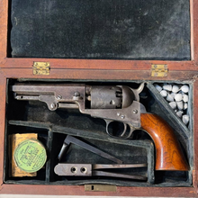 Load image into Gallery viewer, Remarkably Preserved Cased 1855 Colt Model 1849 Pocket Revolver