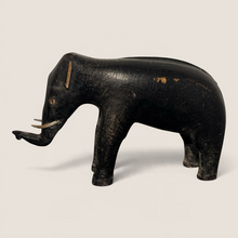 Load image into Gallery viewer, Hand Carved &amp; Painted Wooden Elephant