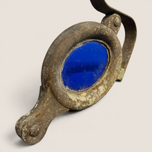 Load image into Gallery viewer, Exceptional 19th C. Optometrist’s Trade Sign with Blue Glass Lenses