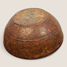 Load image into Gallery viewer, Ziebarth's Antiques handcrafted burl wood serving bowl with a rich brown finish and intricate natural grain patterns.